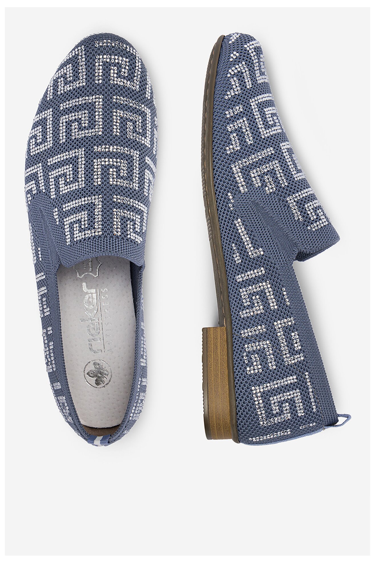 Мокасини Rieker CEO-51953-12 ДЕНИМ