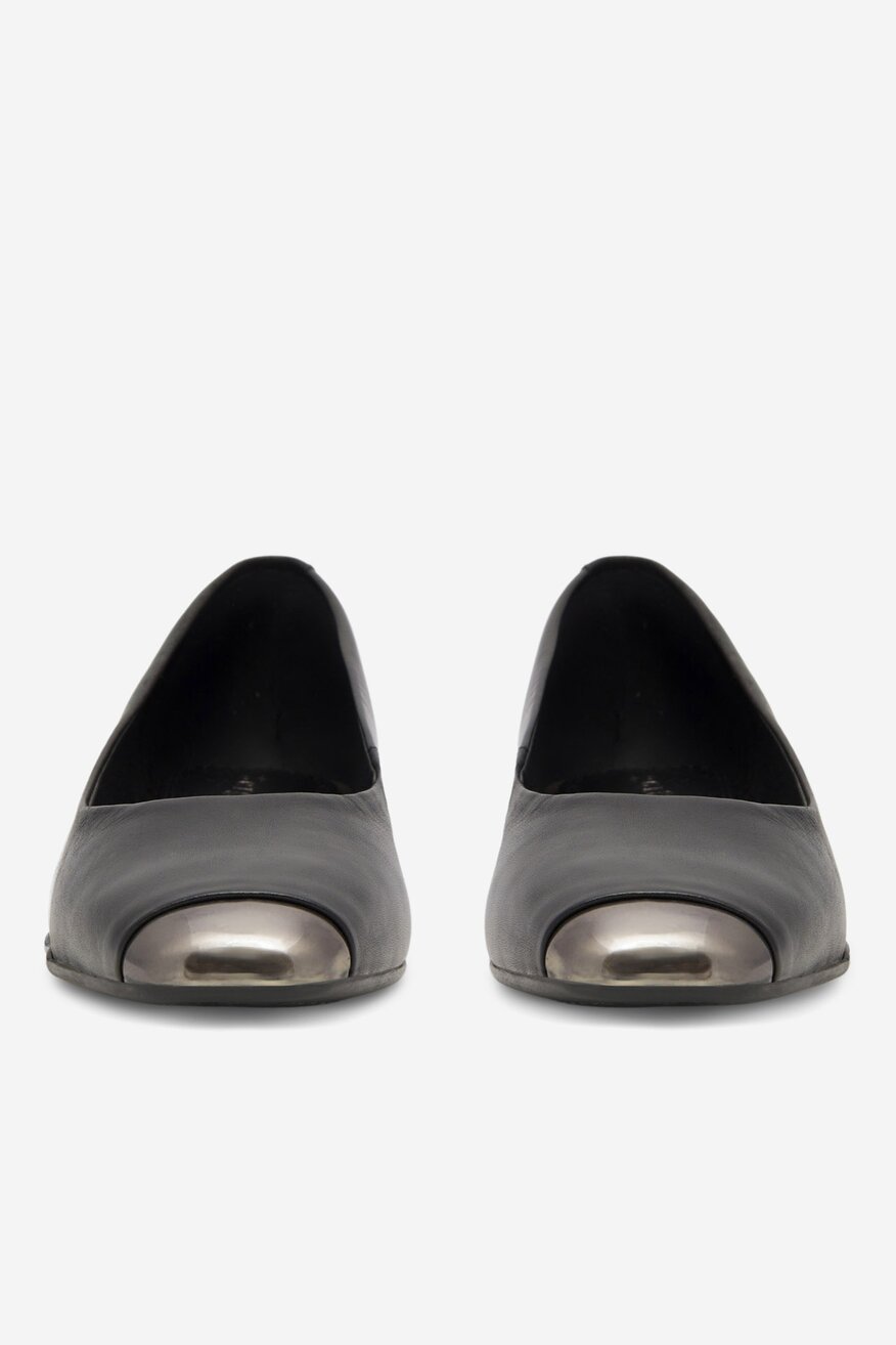 
                Sergio Bardi - Skórzane baleriny - 5905588342779