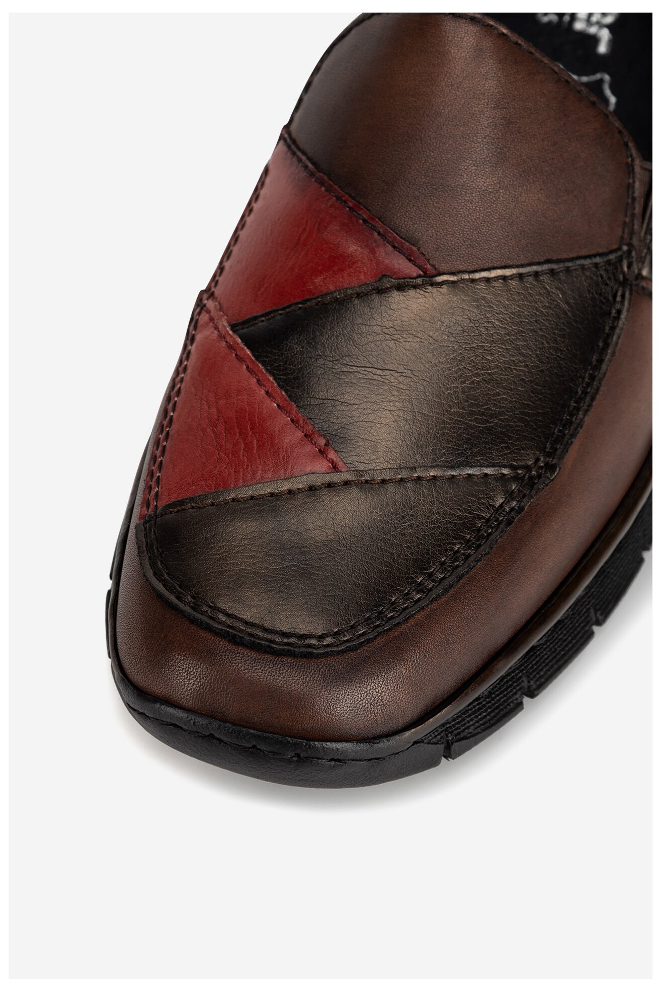 Półbuty Rieker 53785-25 Brązowy