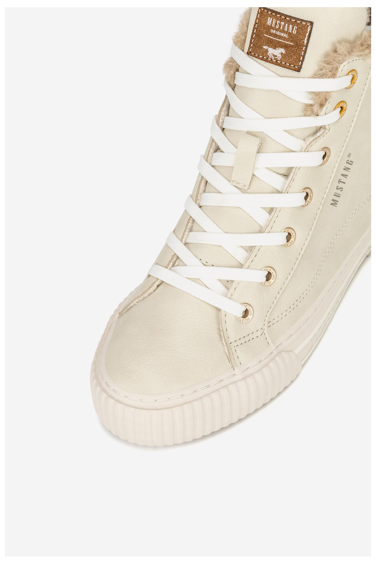 Trzewiki Mustang 1442-601 Biały