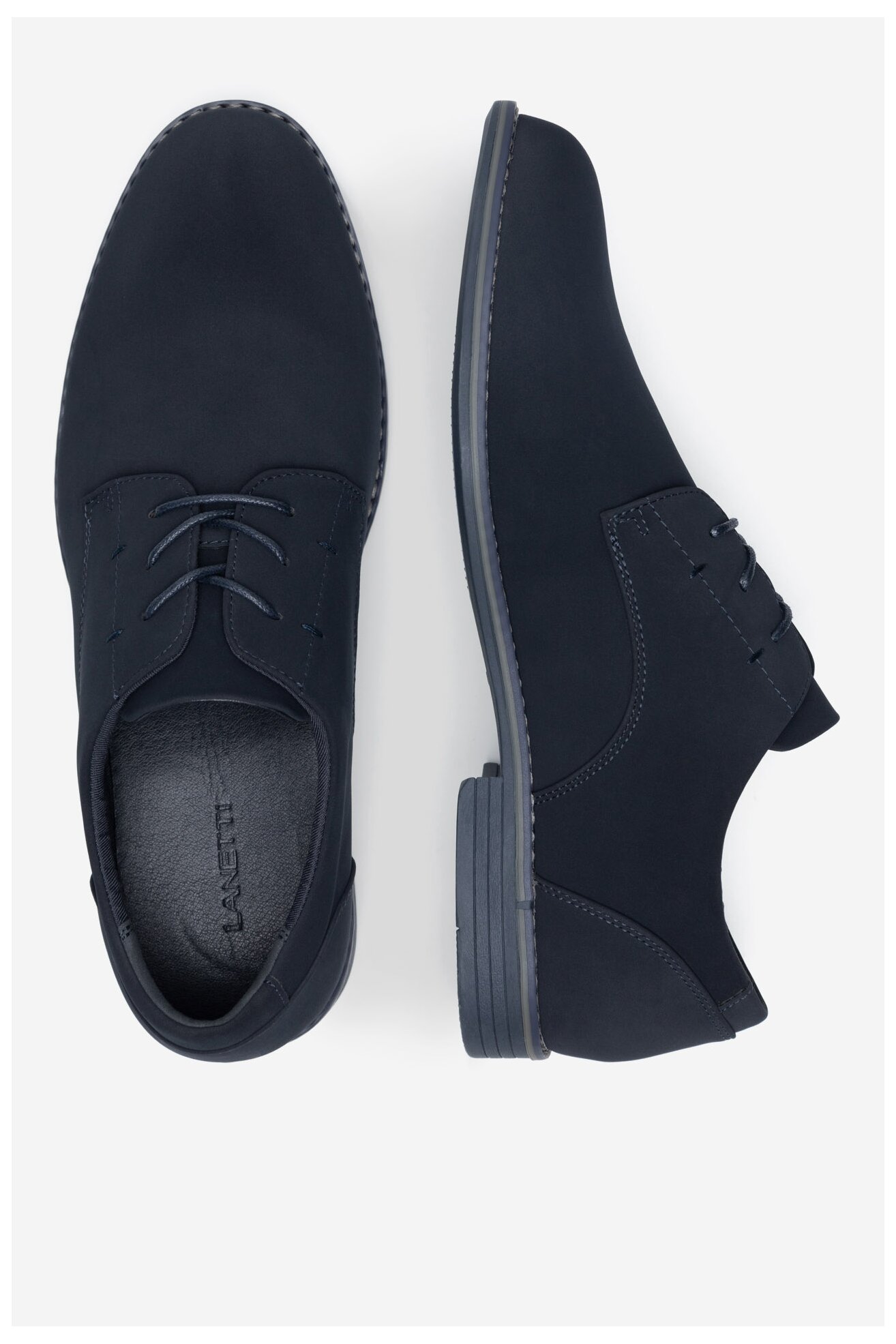 Pantofi casual Lanetti M16SS025-43 BLEUMARIN