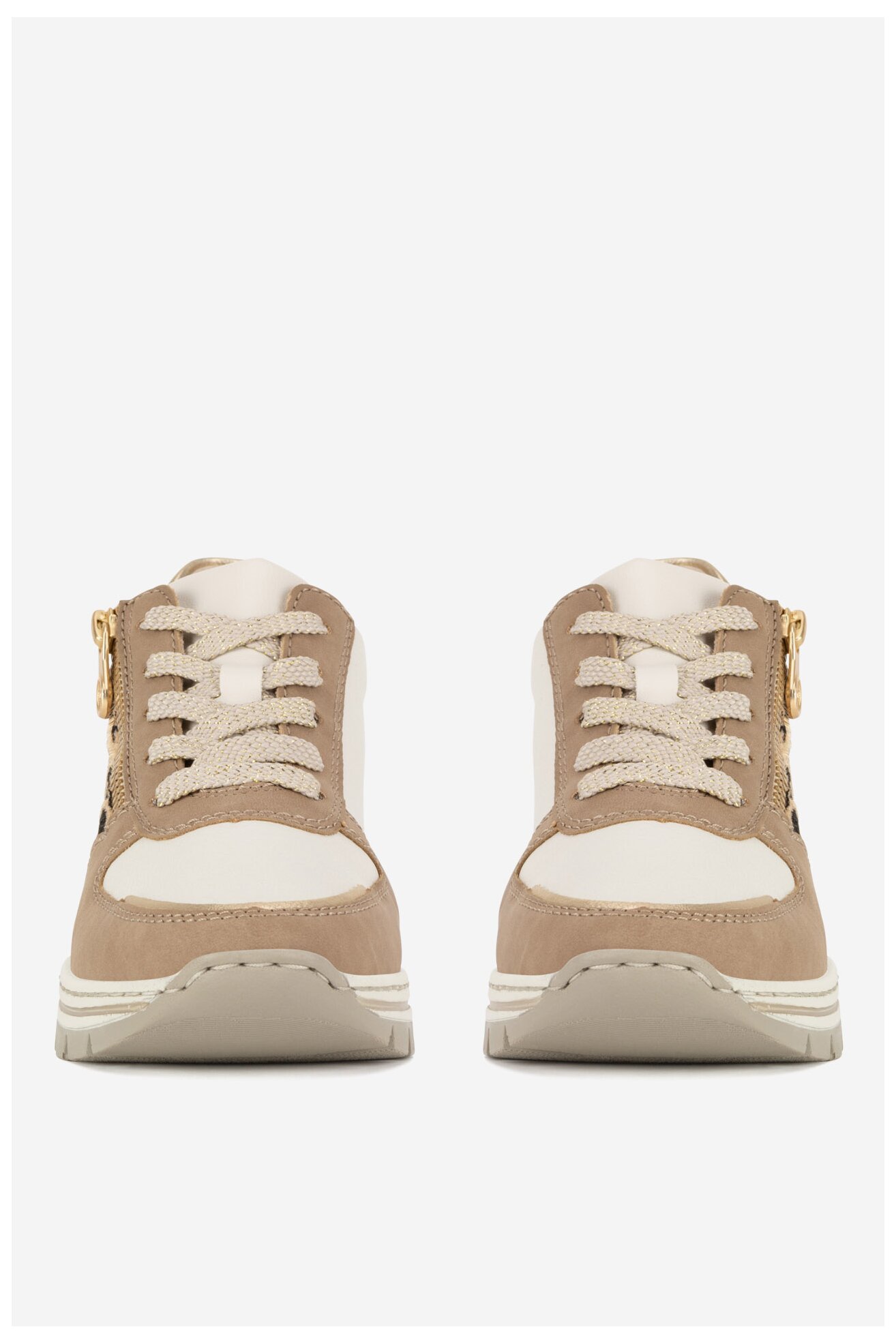 Sneakers Rieker N8308-64 Beżowy ciemny