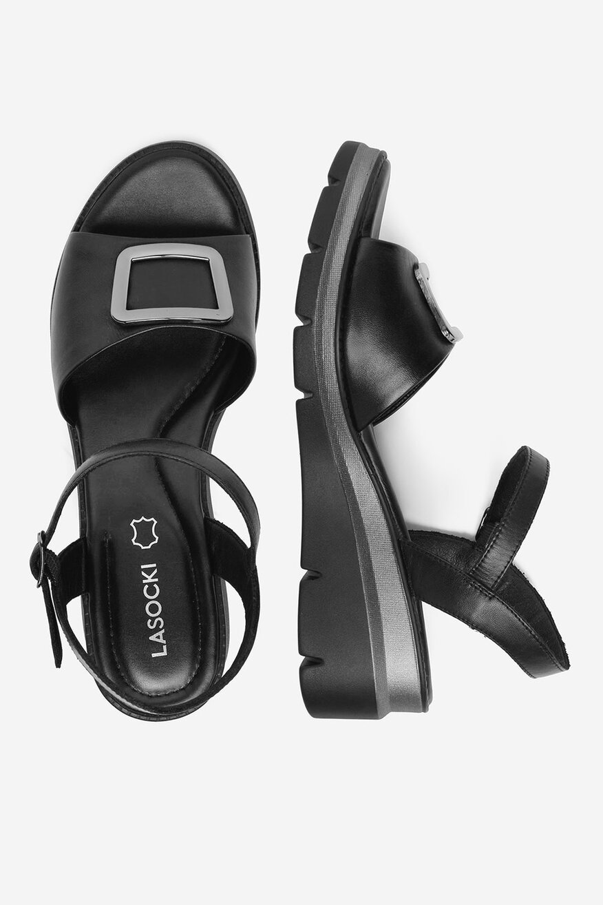 
                Lasocki - Sandały skórzane - 5906751776681