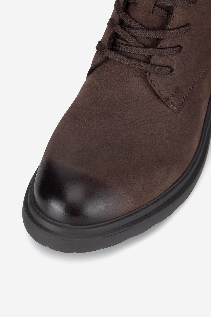 Lasocki - Trzewiki skórzane ocieplane - 5905588938507