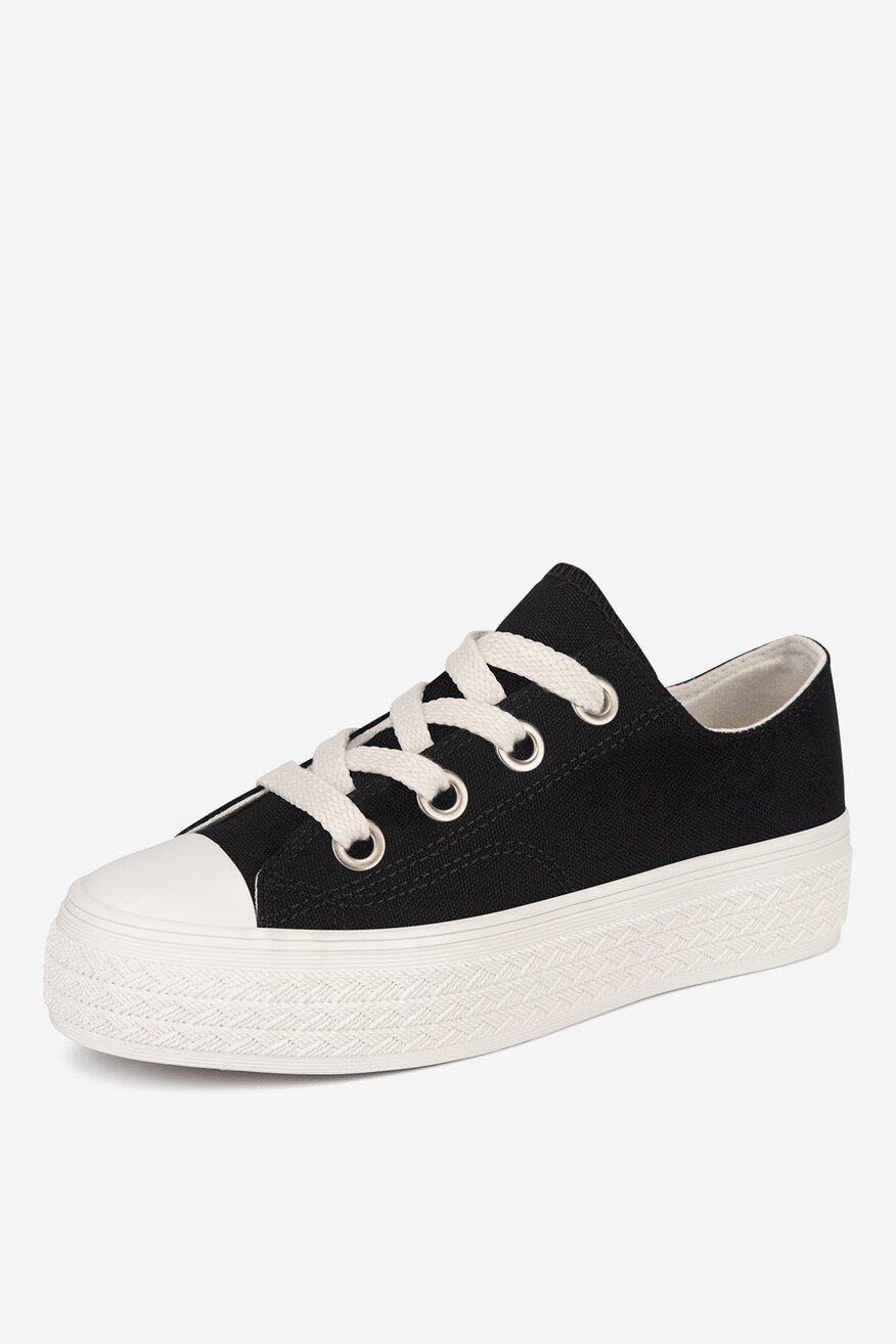 
                Pantofi pânză Jenny Fairy NEGRU - 5905588851639