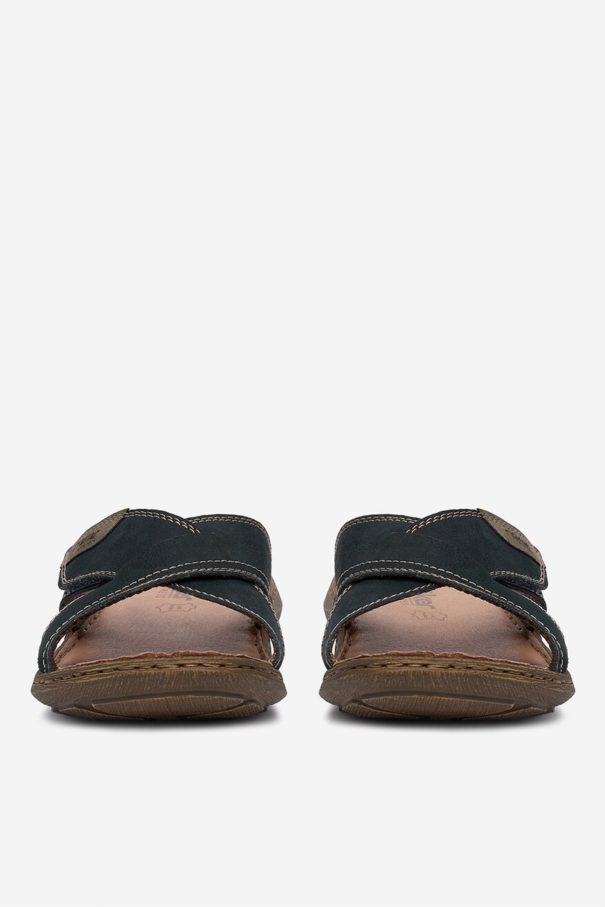 
                Rieker - Klapki skórzane - 5906751770283