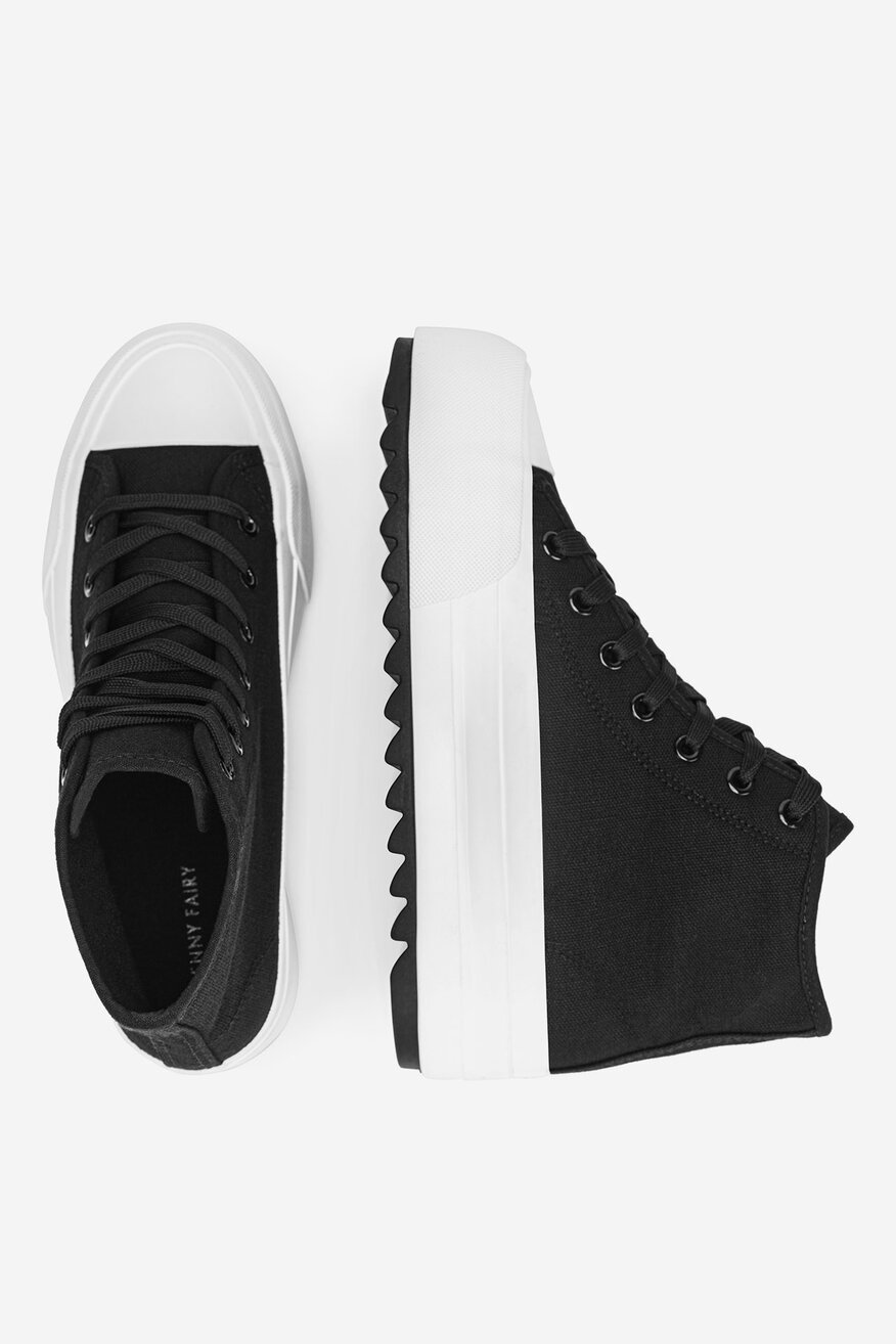 
                Pantofi pânză Jenny Fairy NEGRU - 5905588891857