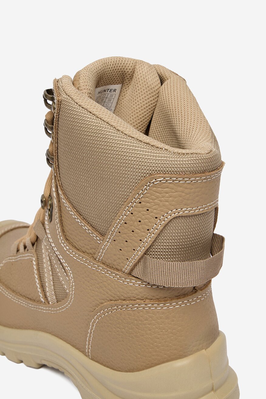 
                HUNTER - Skórzane trzewiki sznurowane - 5906751204030