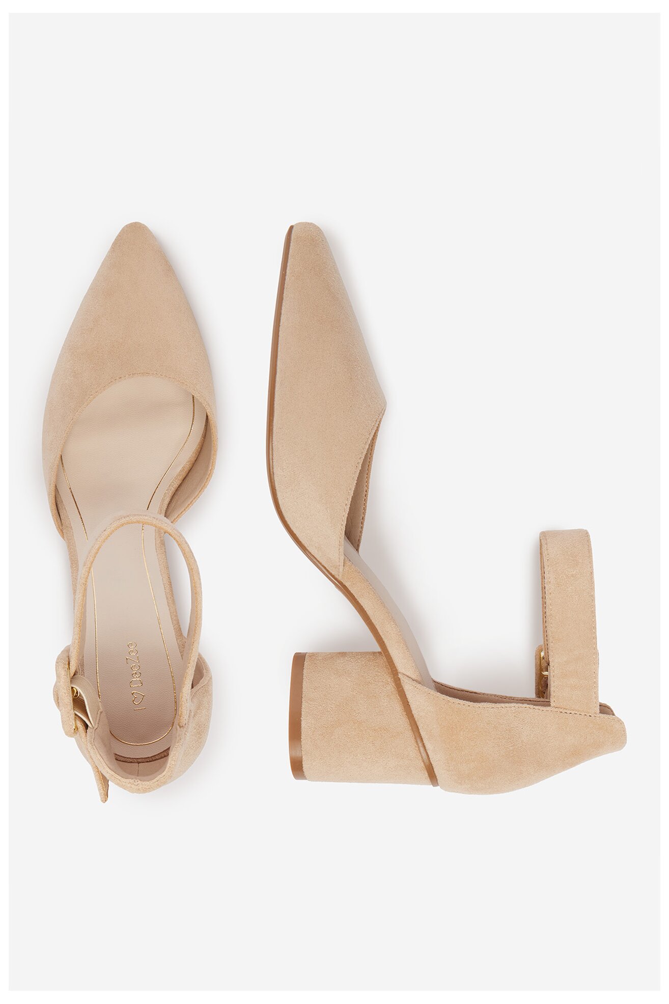 Елегантни обувки DeeZee CEO-112233 БЕЖОВ