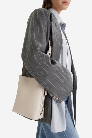 Сумка З Ремінцем Gino Rossi EO-LX9952 ІВОРИ