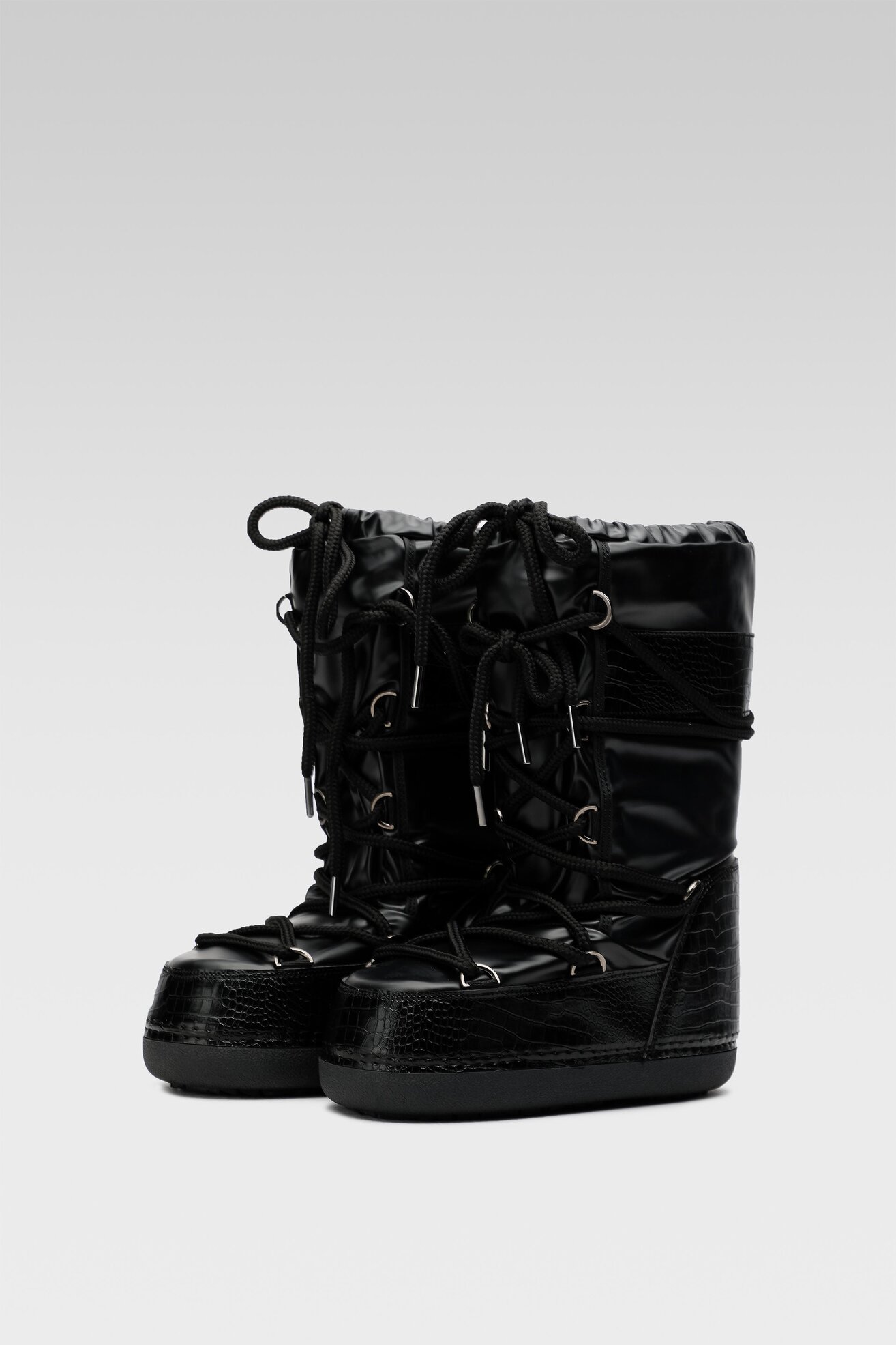 Botki DeeZee NS9032-01 Czarny