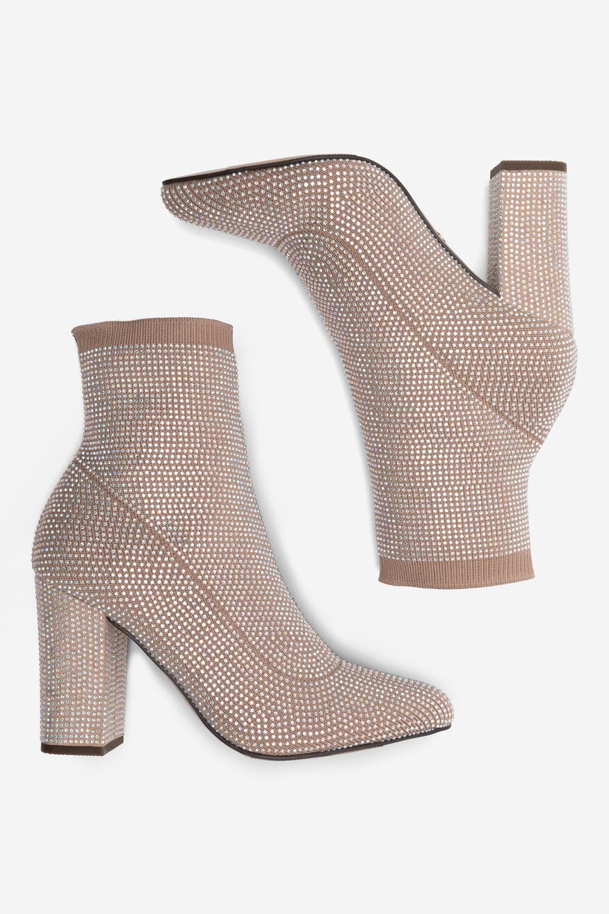 NINE WEST - Botki na słupku - 5905588144038