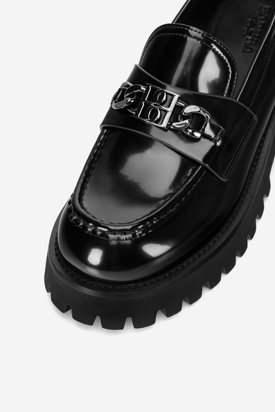 Badura - Loafersy skórzane - 5905588882978