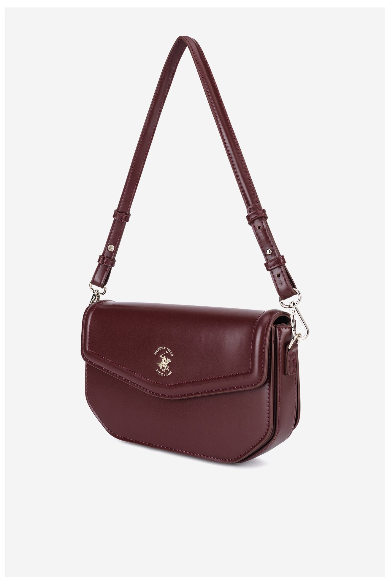 Torebka Beverly Hills Polo Club BHPC-L-001-06 Bordowy