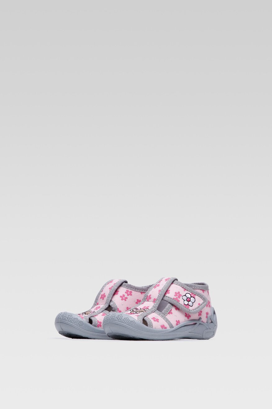 
                MB - Kapcie z printem szare - 5903698808154