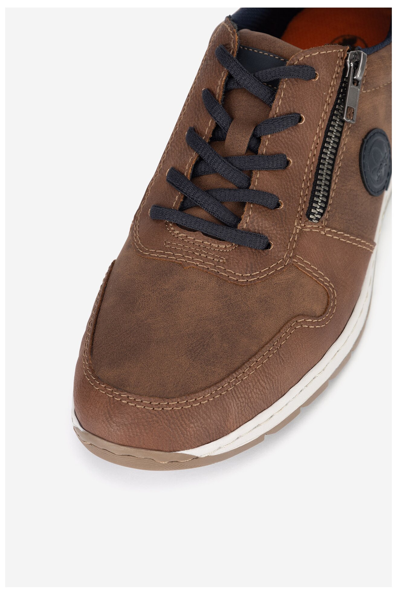 Półbuty Rieker B2114-24 Brązowy