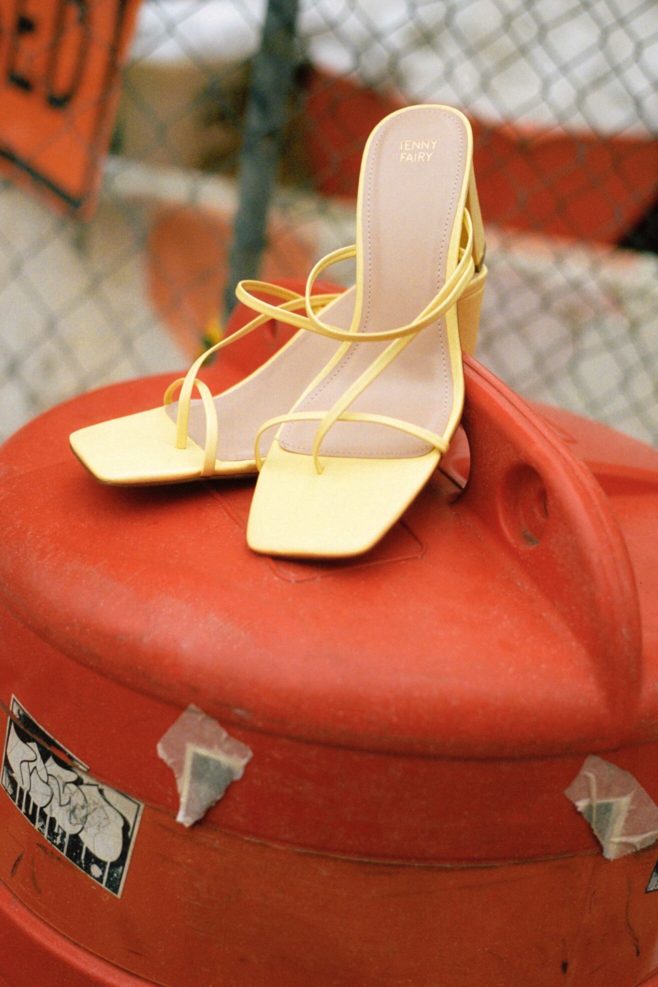 Klapki Jenny Fairy LS5450-04 Żółty