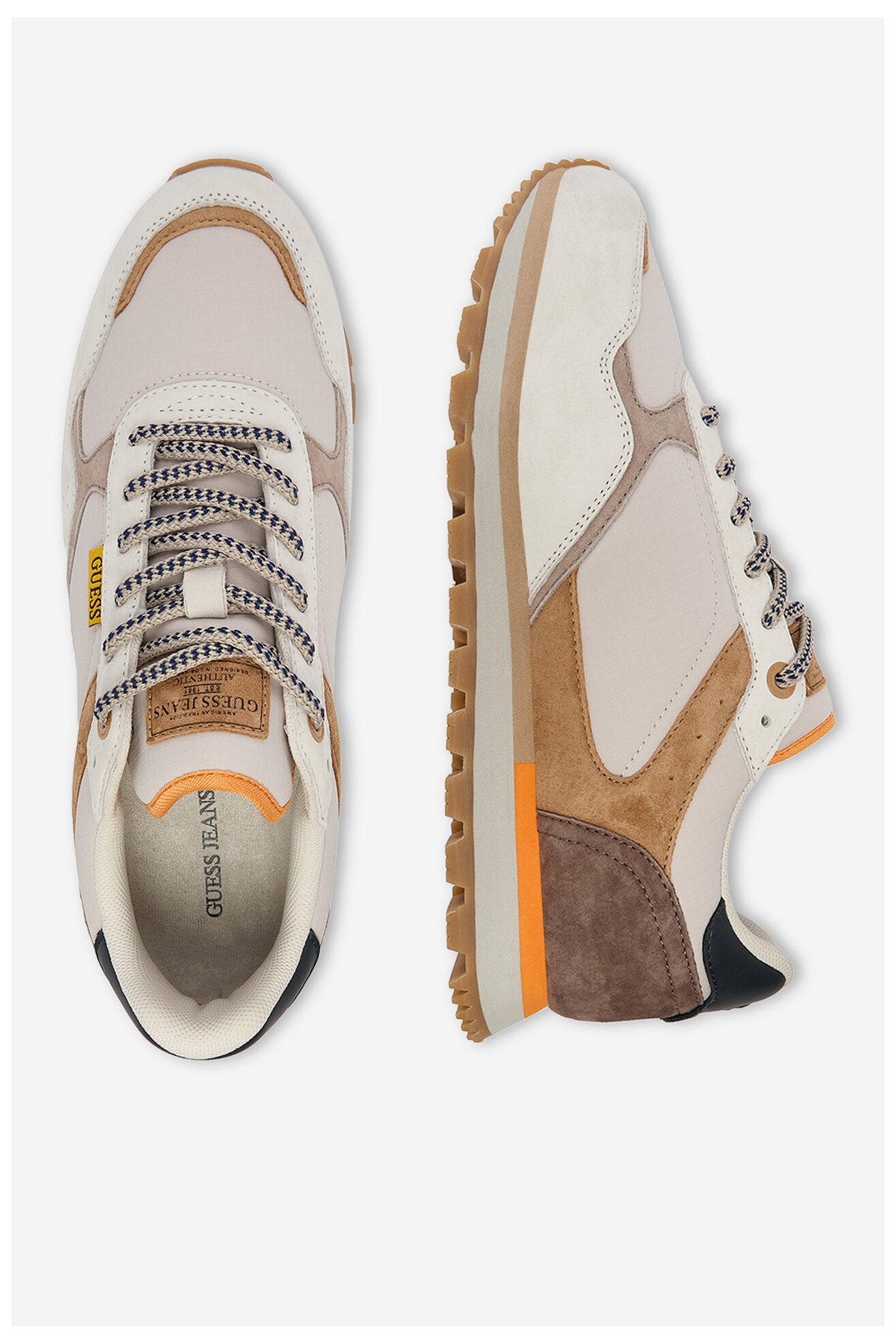 Sneakers GUESS JEANS CWBEO-ETIENNE-01 Beżowy