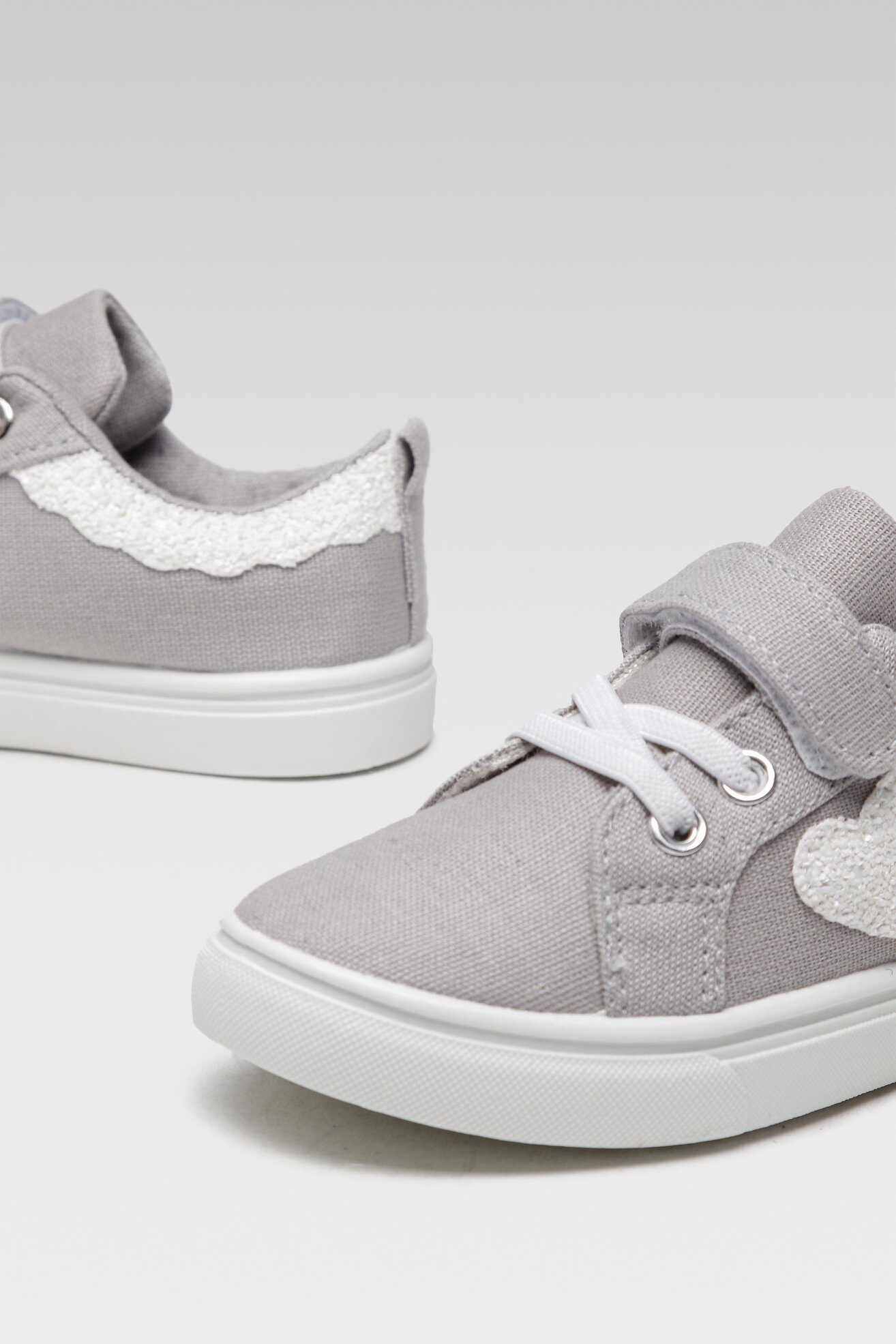 Pantofi pânză Nelli Blu CF21183B ARGINTIU