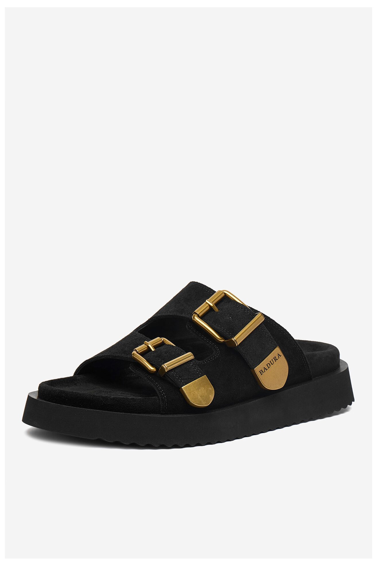 Klapki Badura CYCLAMEN-80033-25 Czarny