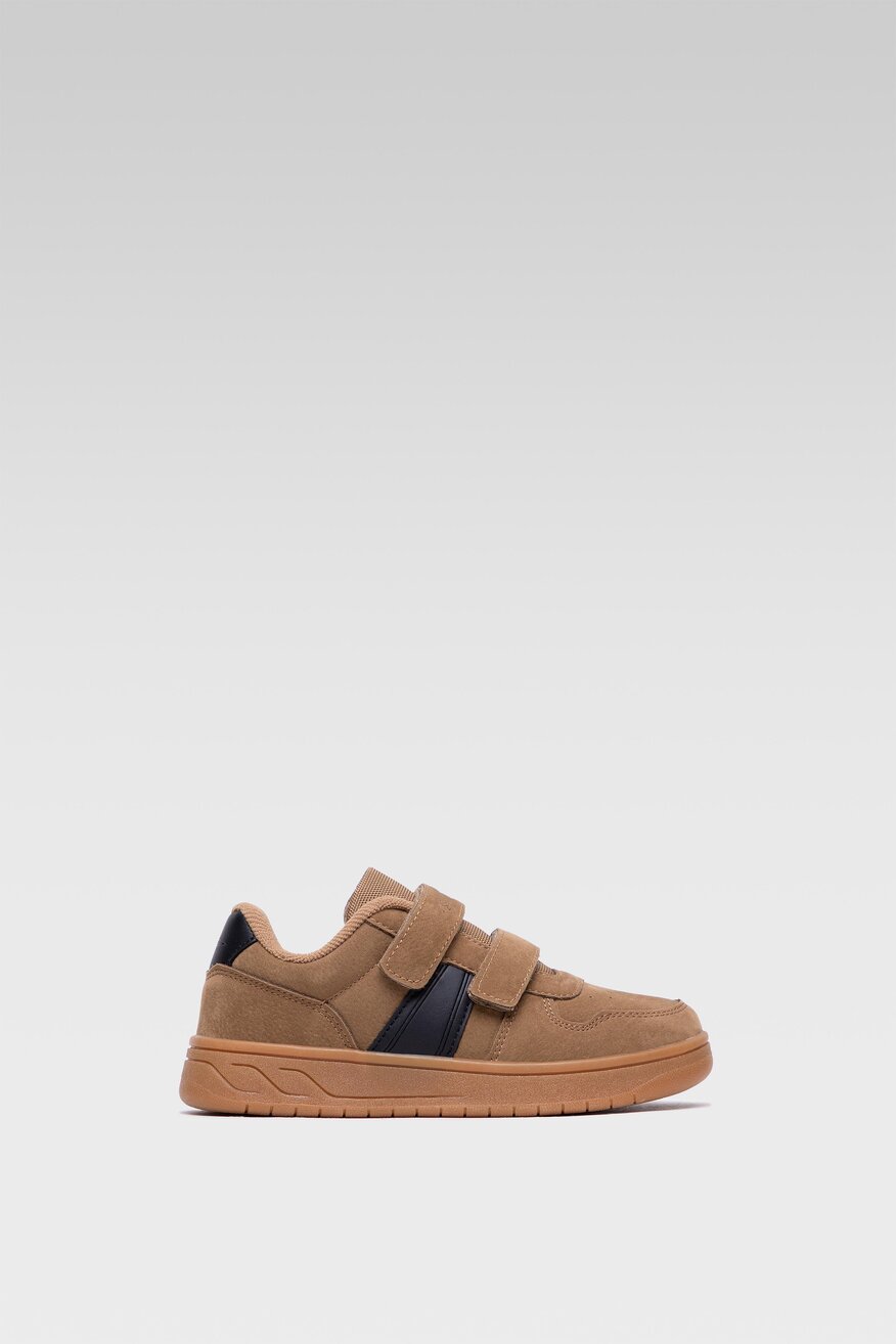 
                Sprandi - Obuwie sportowe khaki na rzep - 5903698830469