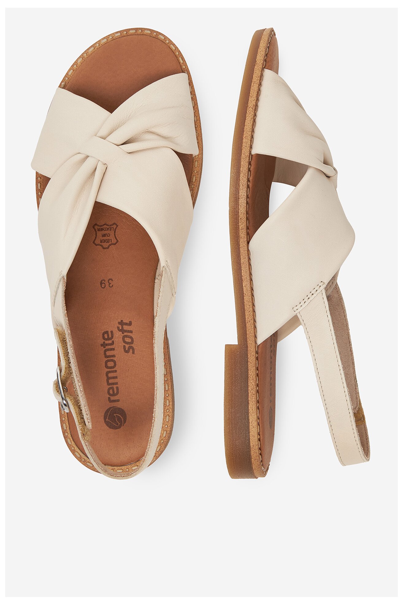 Sandały Remonte D3674-60 Ivory