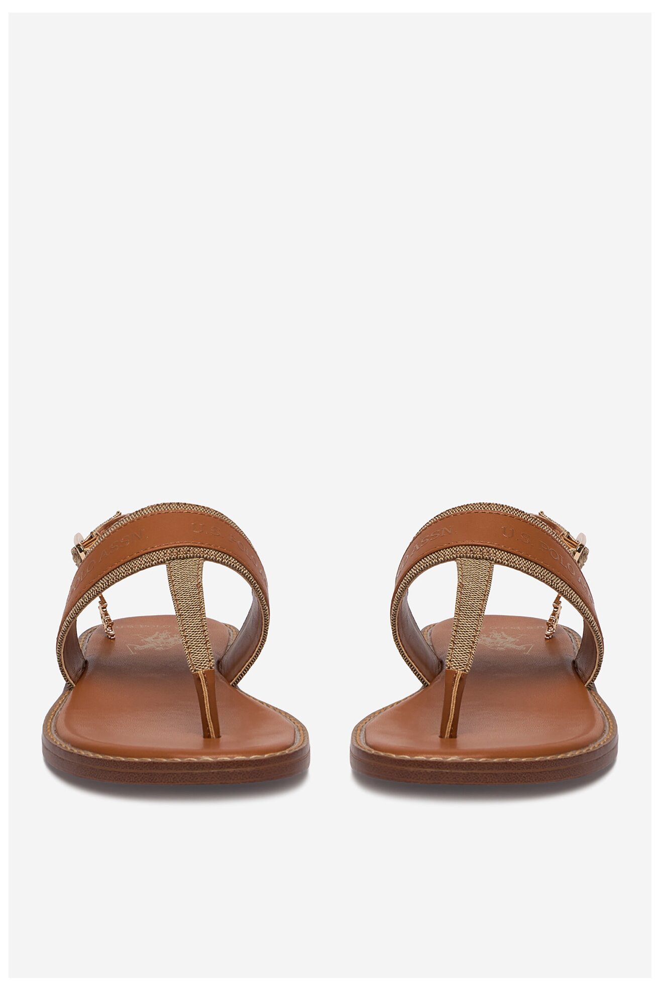 Sandały U.S. POLO ASSN. EO-CASSIE001W/6TY1 Camel