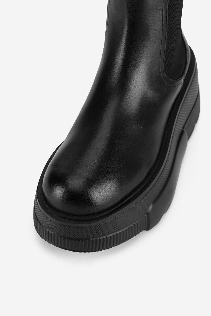 Badura - Botki skórzane - 5905588822103