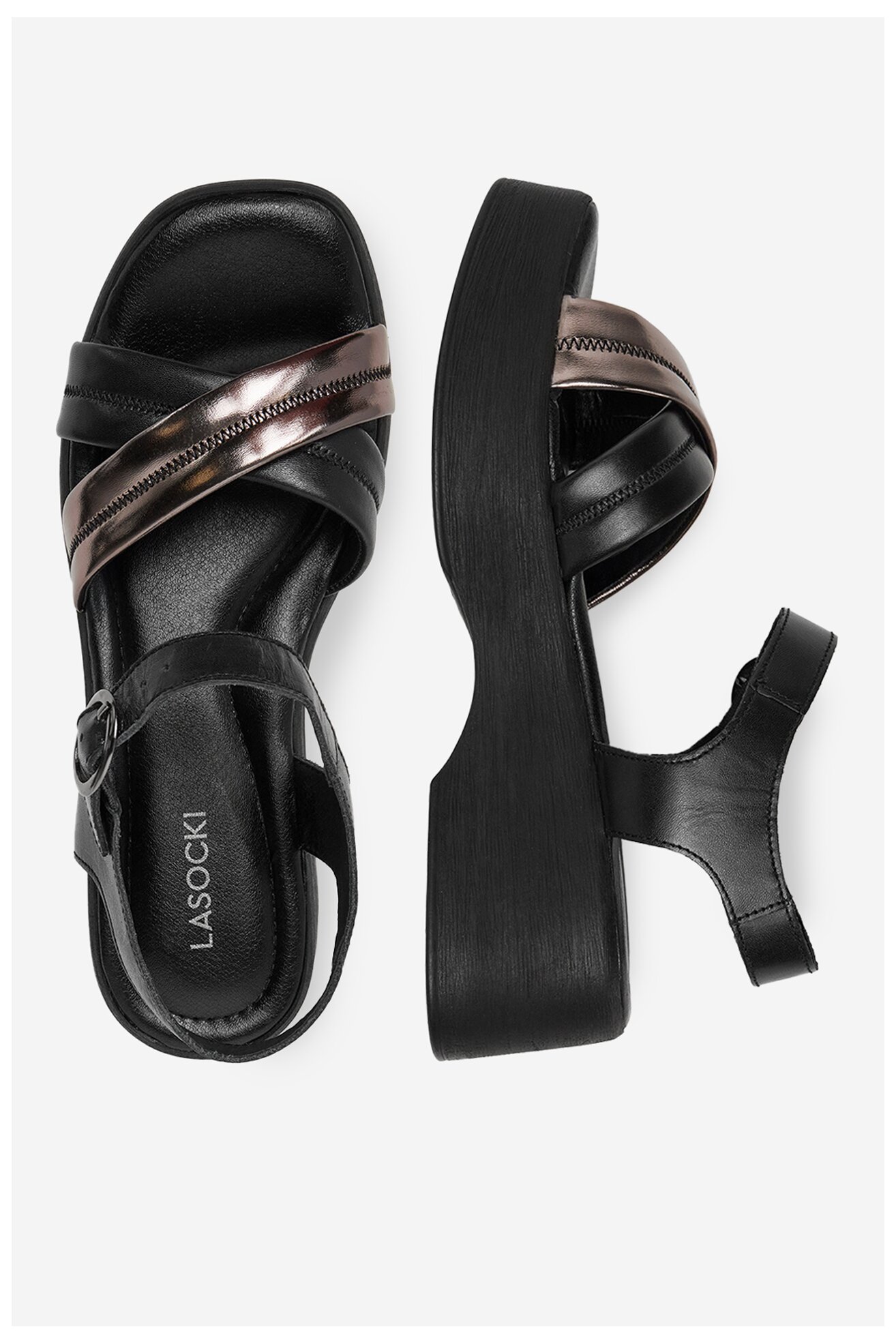 Sandale Lasocki WI23-NAGINA-09 CRNA