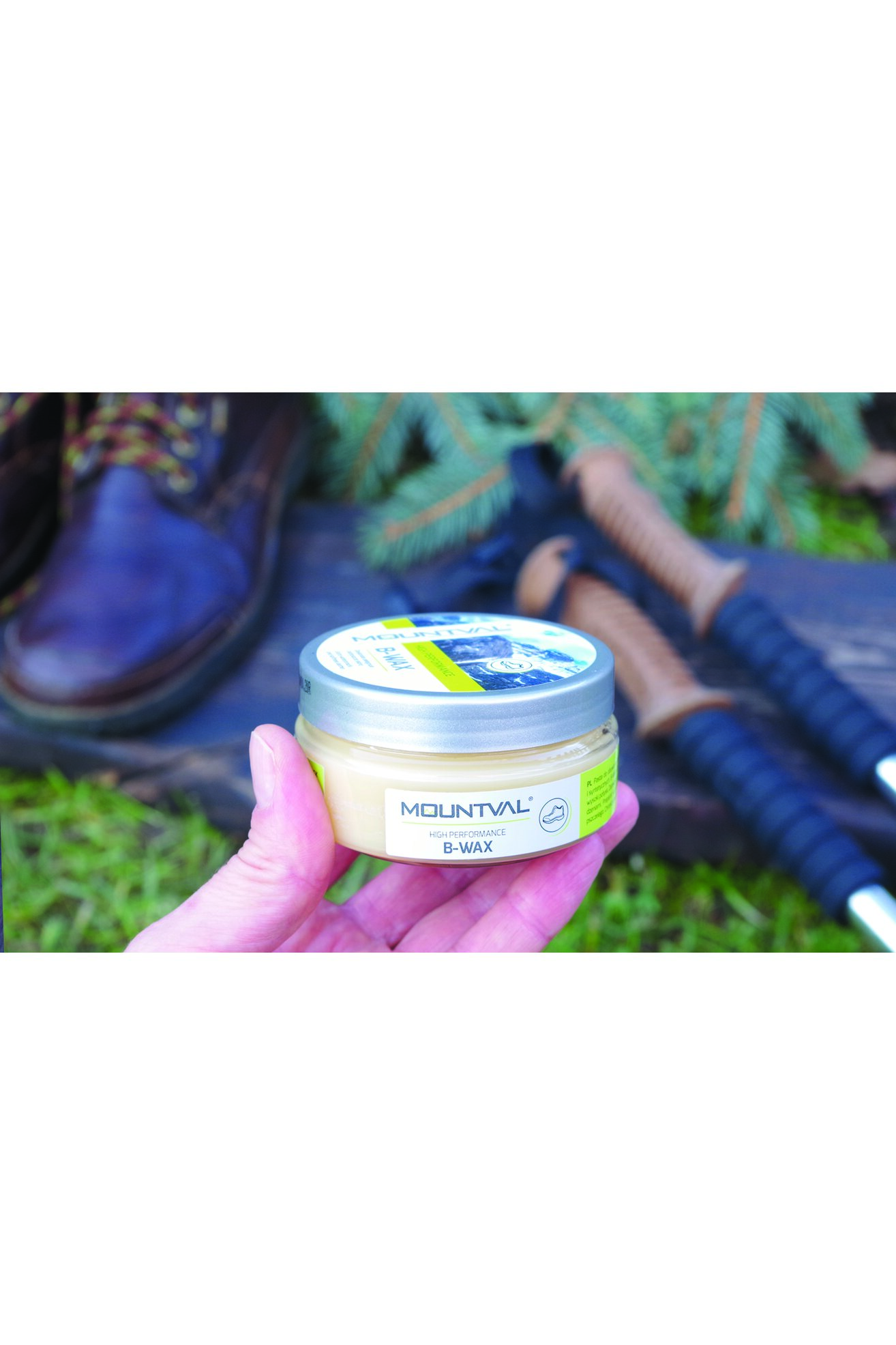 Kosmetyki do obuwia MOUNTVAL B-WAX 100 ml Bez Koloru -