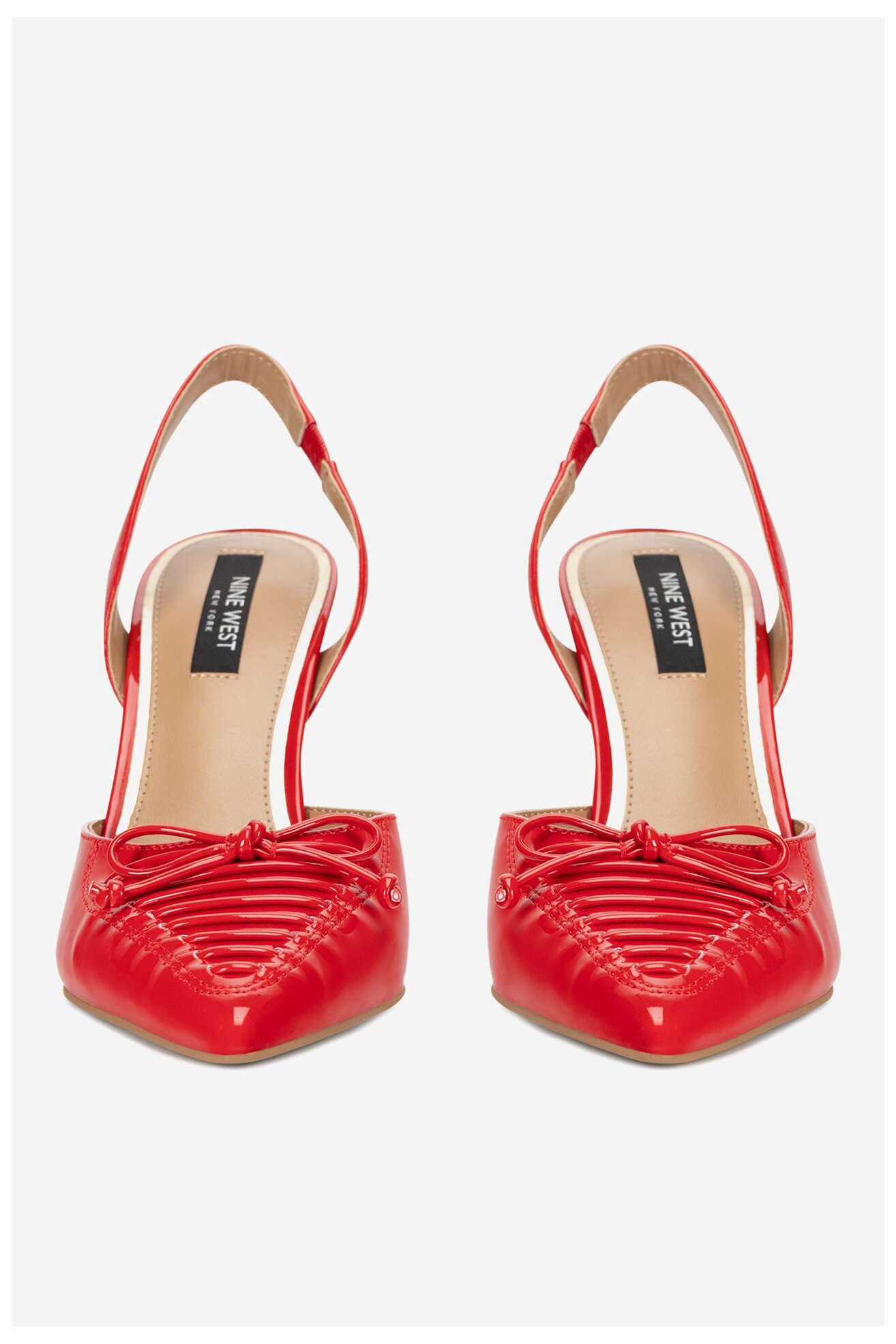 Czółenka NINE WEST WFA2995-1 Czerwony