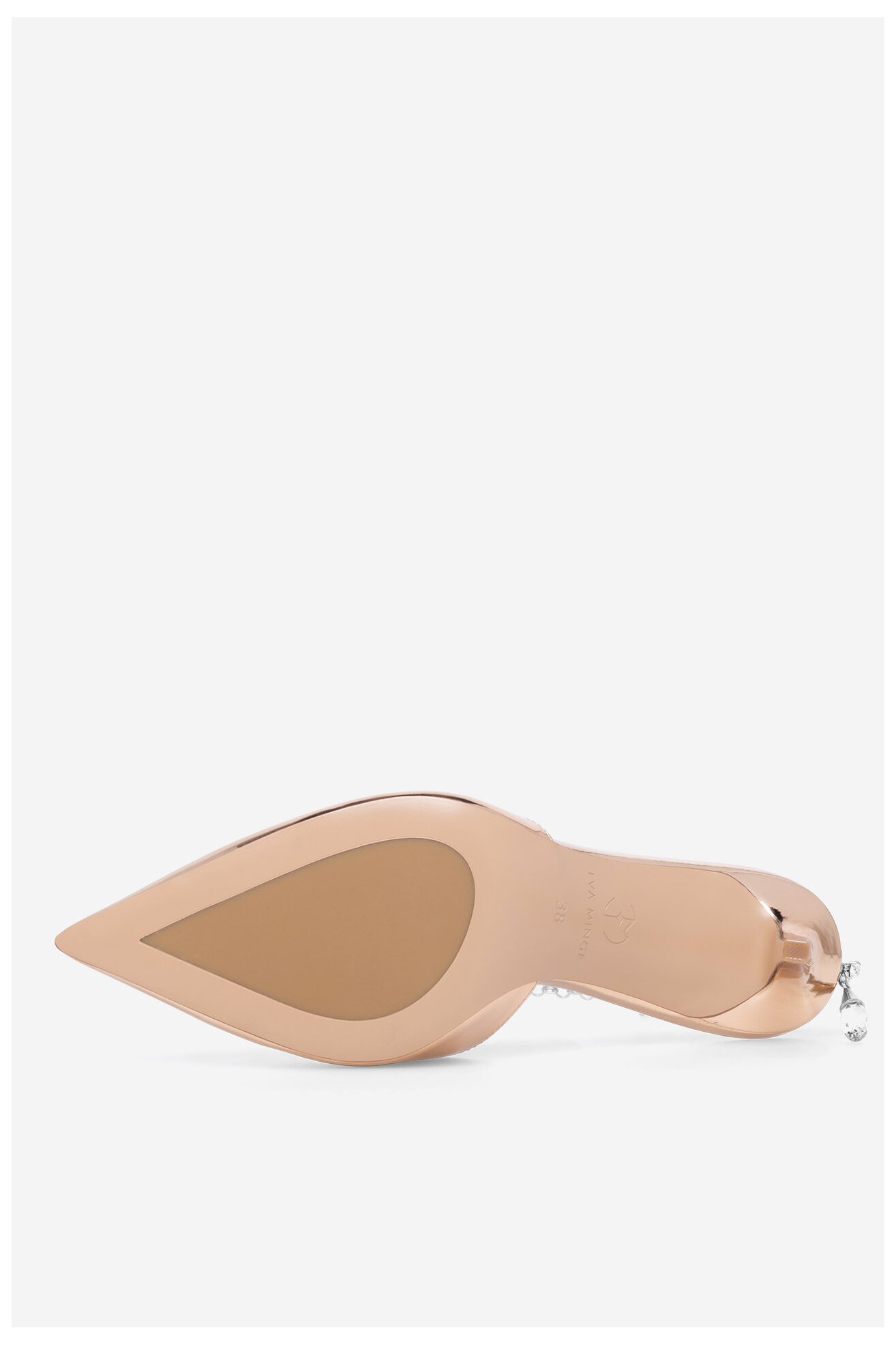 Pantofi cu toc EVA MINGE FLORENCIA-323-101-2 AURIU