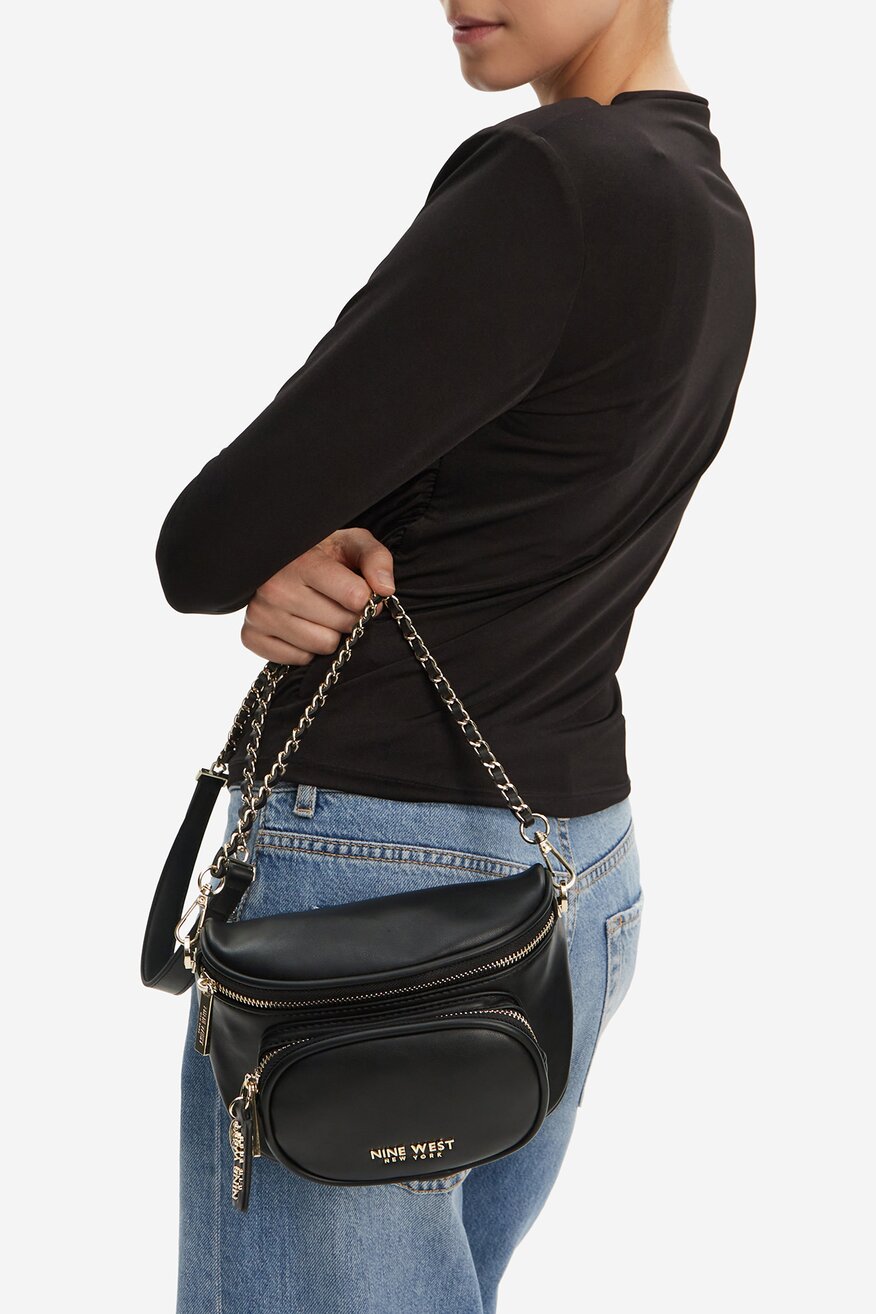 
                Geantă de mână NINE WEST NEGRU - 5906751317174