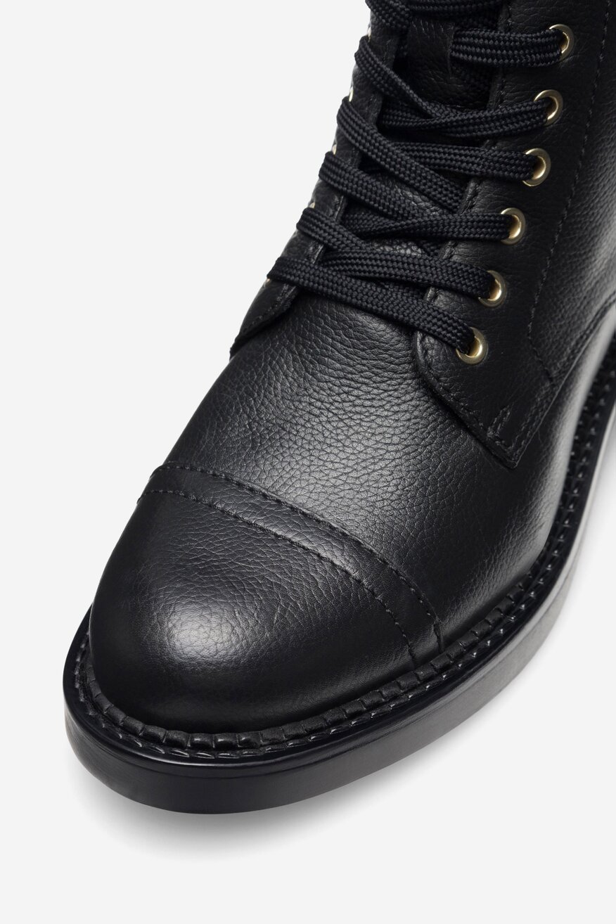 Lasocki - Trzewiki skórzane ocieplane - 5905588100737