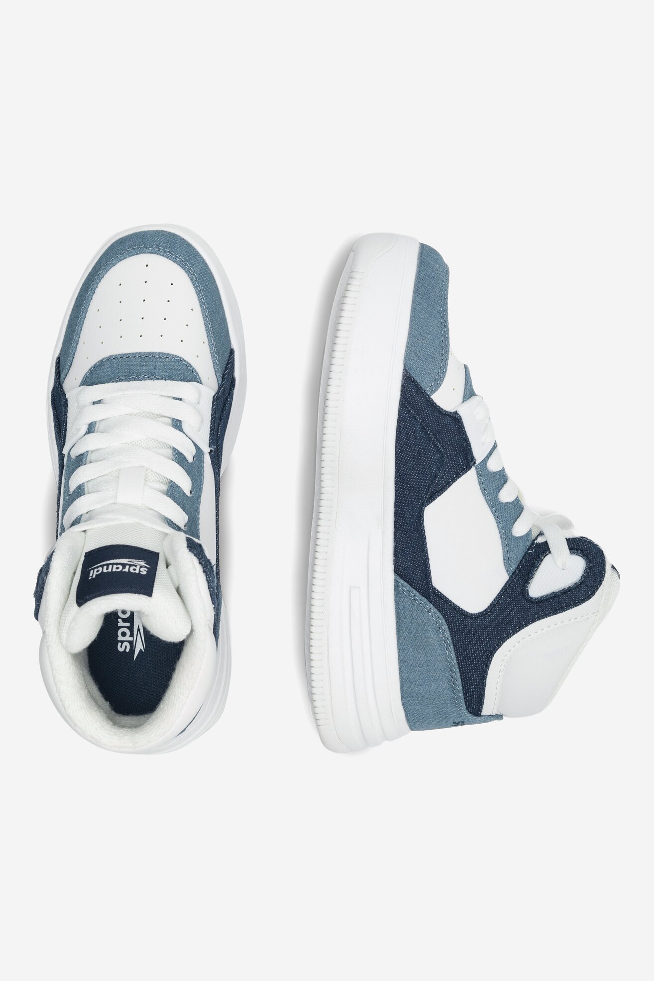 Obuwie sportowe Sprandi BEAT MID WP40-22755D Jeansowy