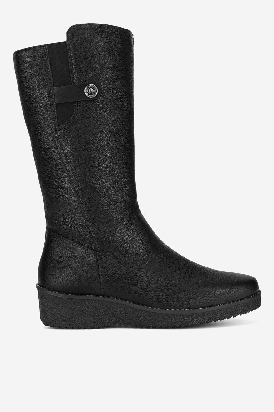 
                Rieker - Kozaki skórzane ocieplane - 2230068928055