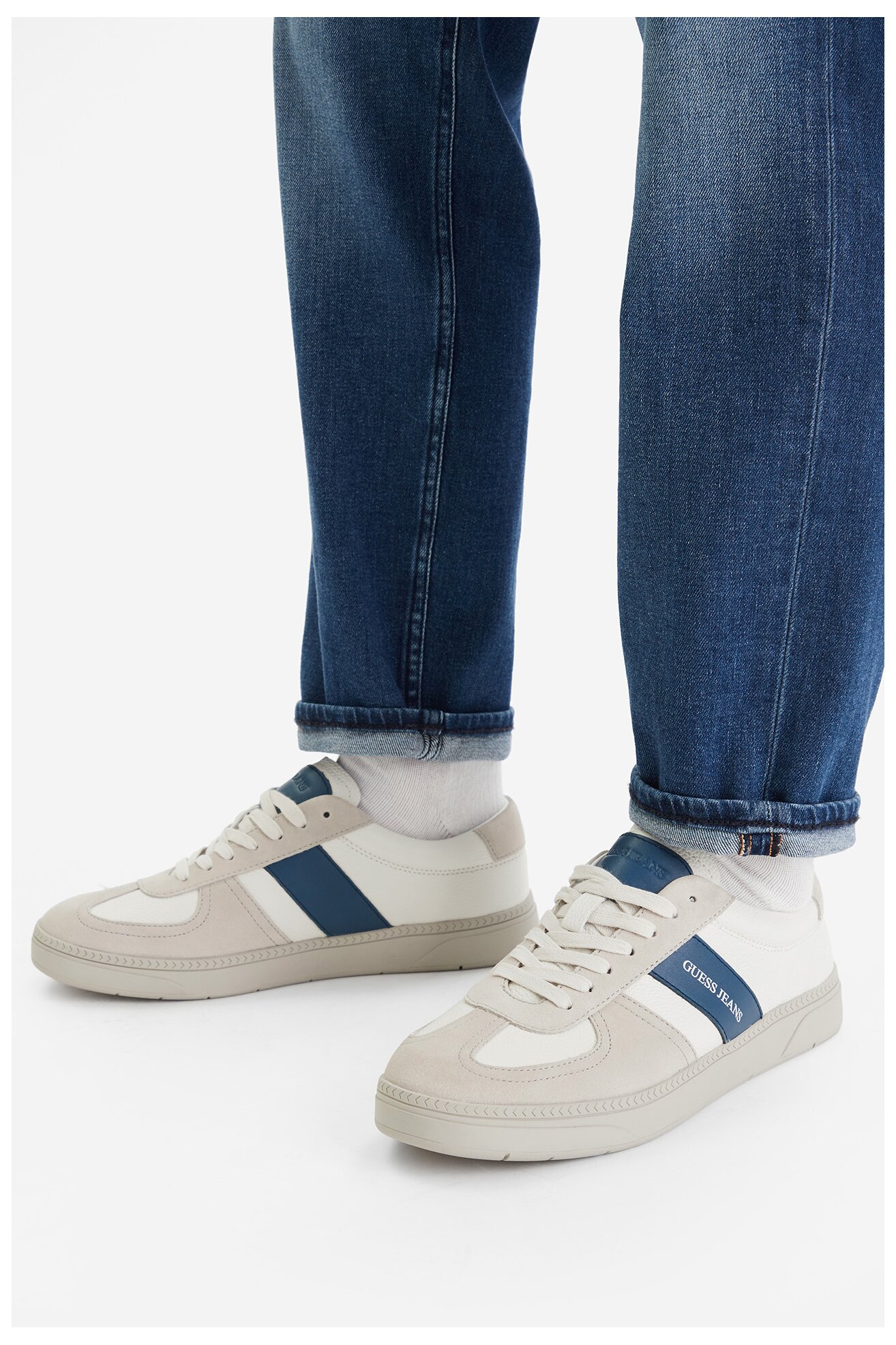 Сникърси GUESS JEANS EO-ORTEGO-01 126AM БЯЛ