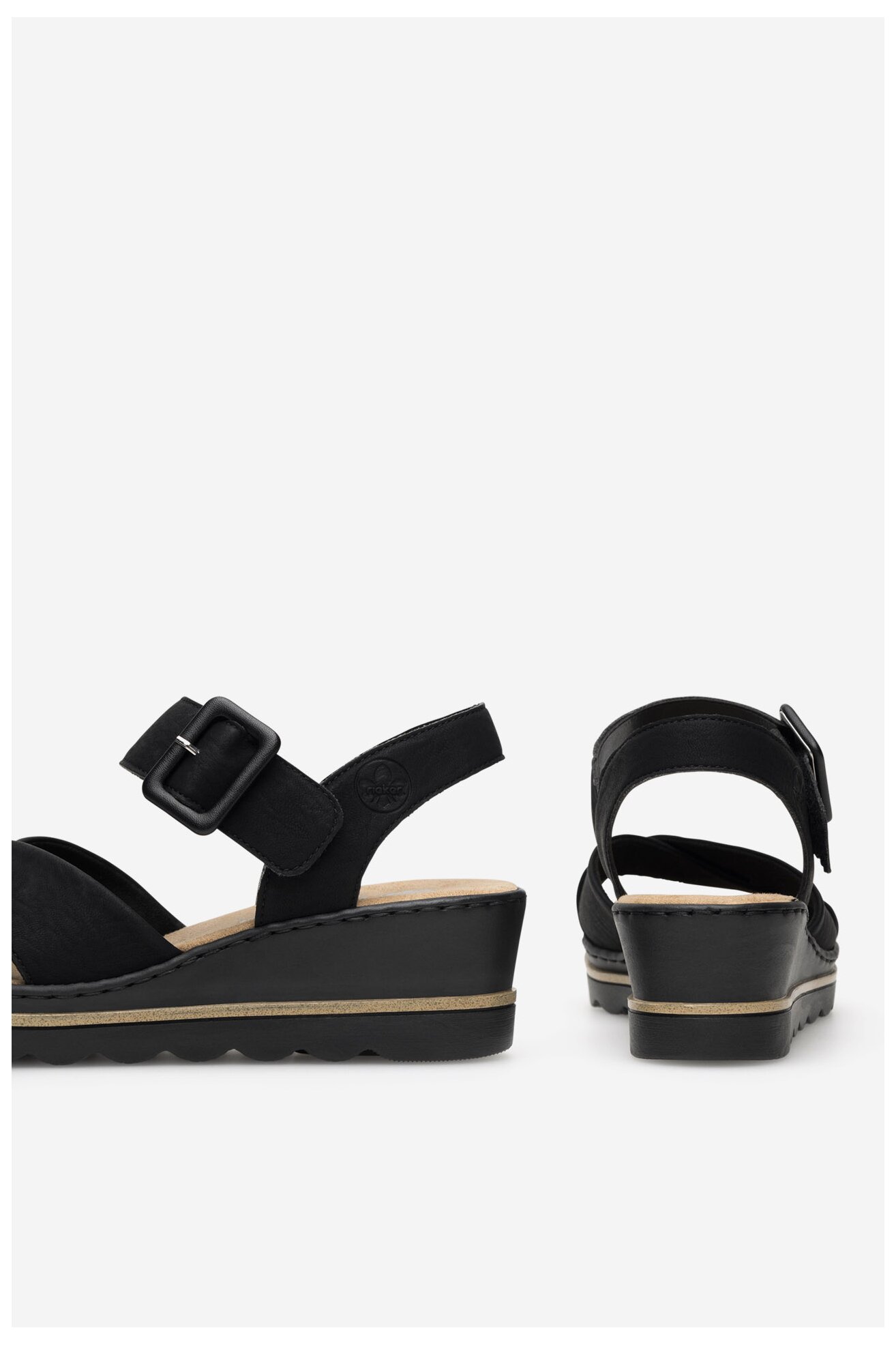 Sandały Rieker 67463-00 Czarny