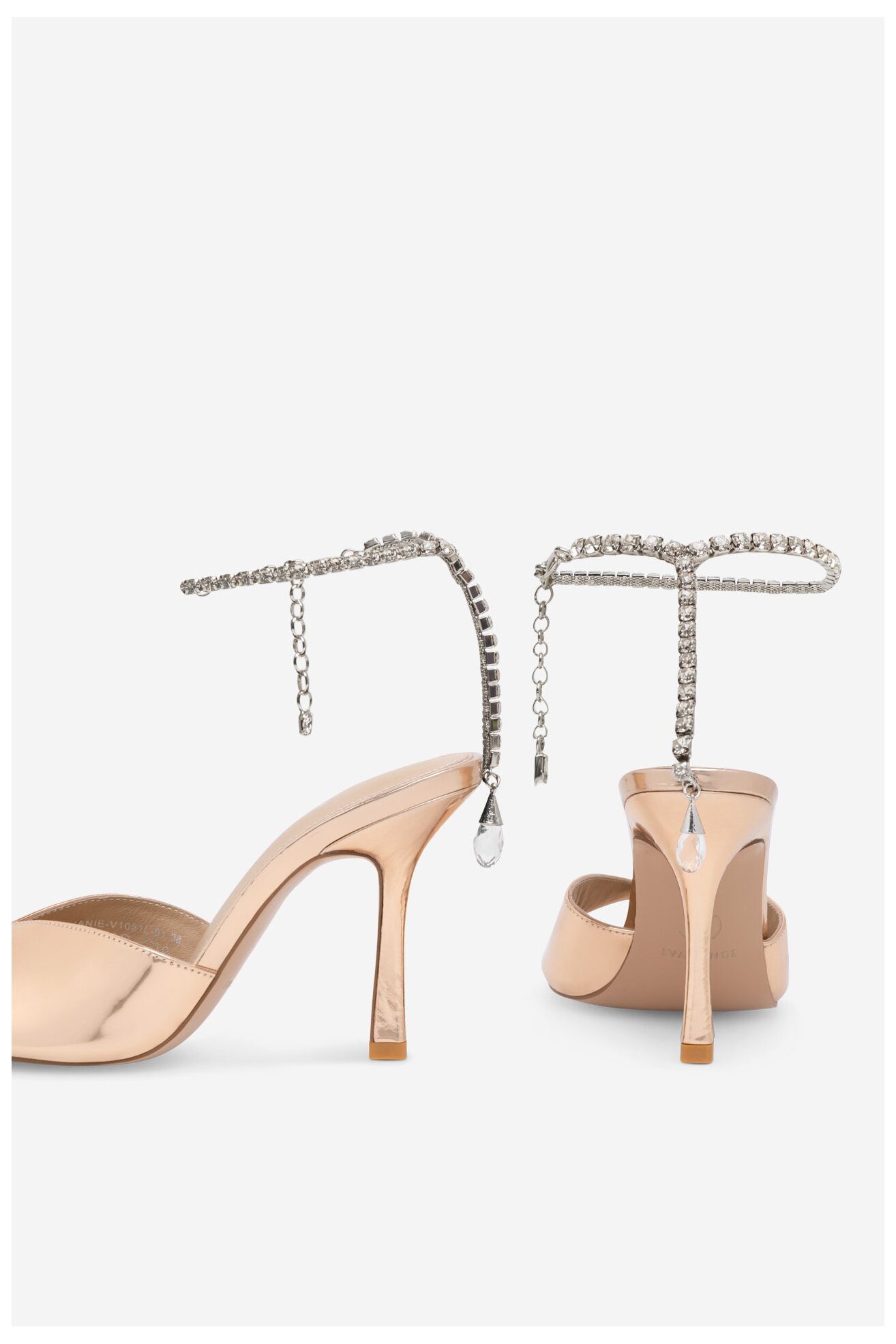 Сандали EVA MINGE STEPHANIE-V1051L-01 ЗЛАТИСТ