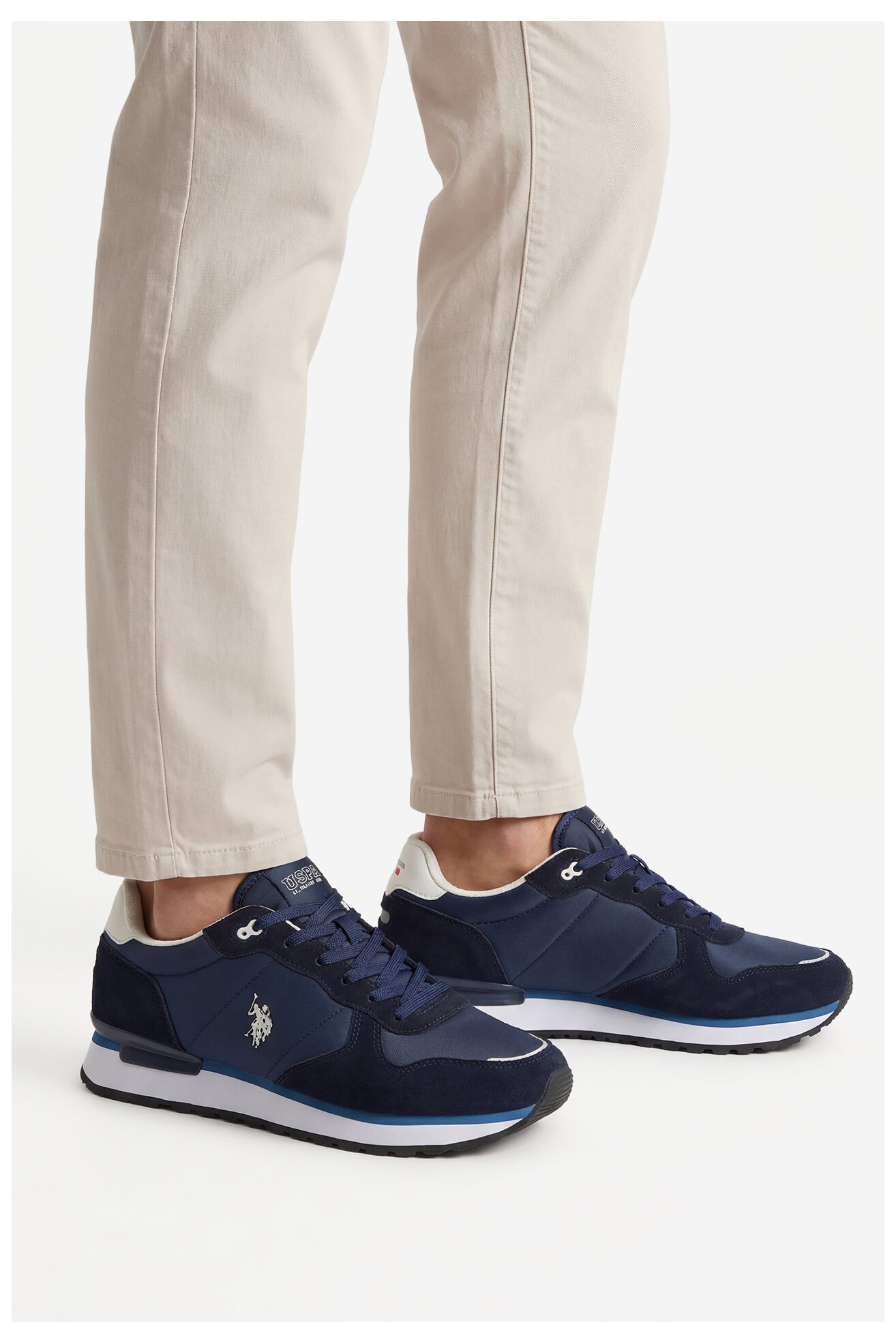 Sneakers U.S. POLO ASSN. EO-SMYTH001M/6TS1 Granatowy