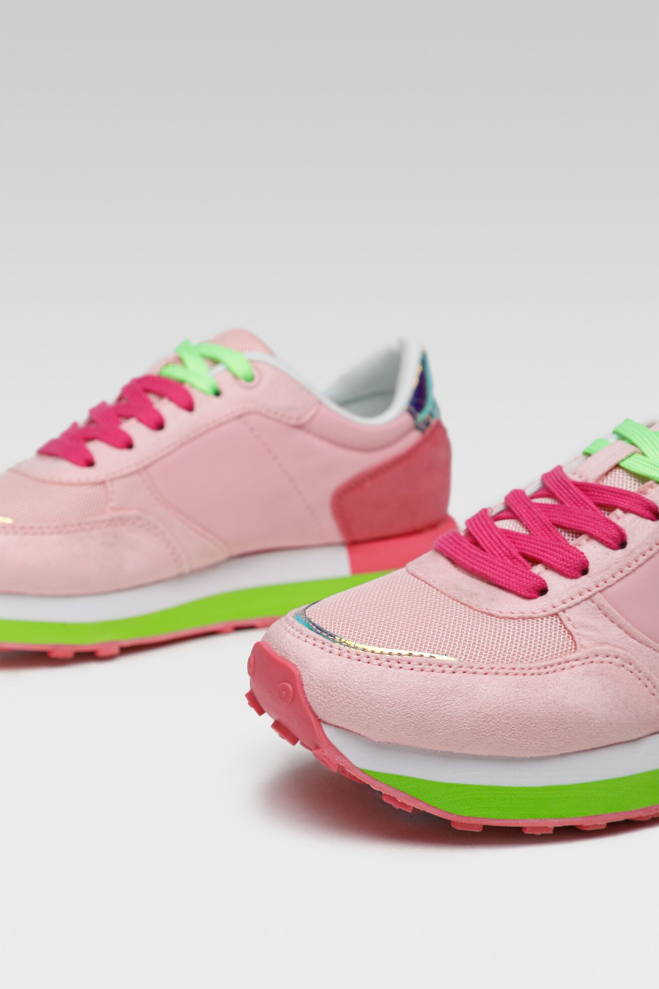 Sneakers Nylon Red WAG1190701A Różowy