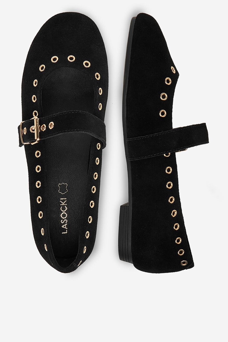 
                Lasocki - Baleriny skórzane - 5906751933008