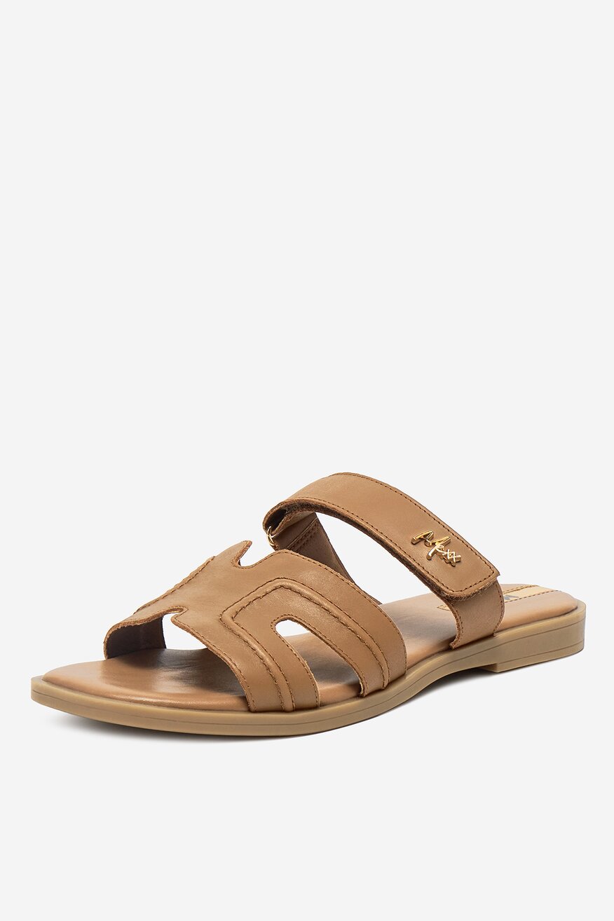 Mexx - Klapki skórzane - 5906751158692