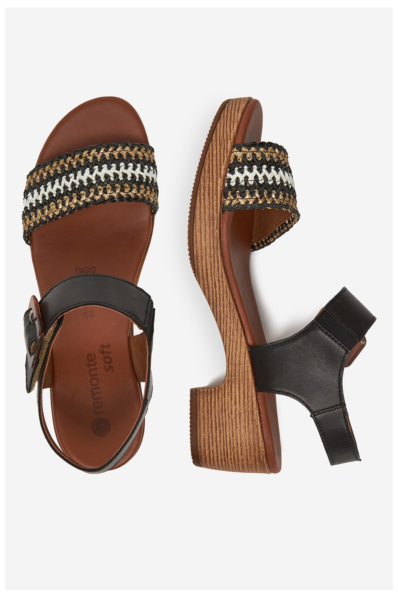 Sandale Remonte D0N58-03 NEGRU