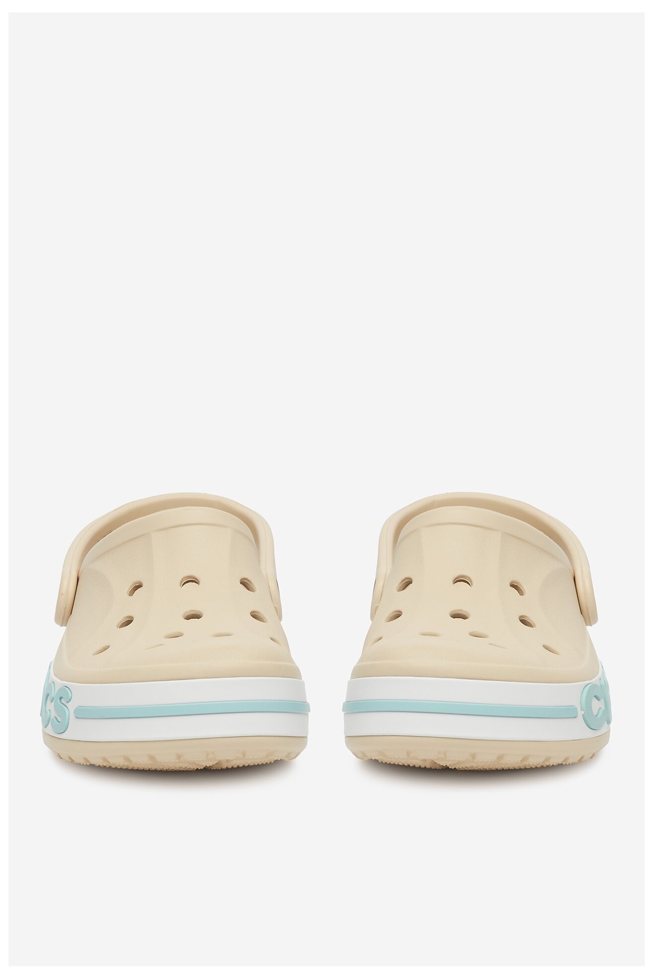 Klapki basenowe Crocs C-BAYABAND CLOG 205089-1LI Beżowy