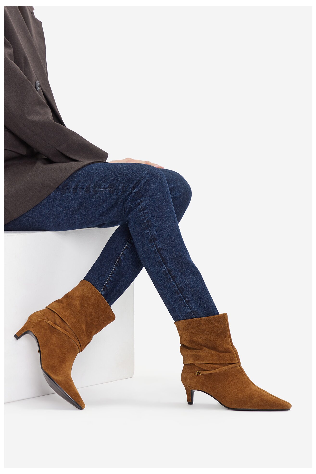 Botki Gino Rossi EO-DIUNA-120056 Brązowy jasny