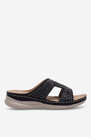 Шльопанець Clara Barson WYL05010-30 ЧОРНИЙ