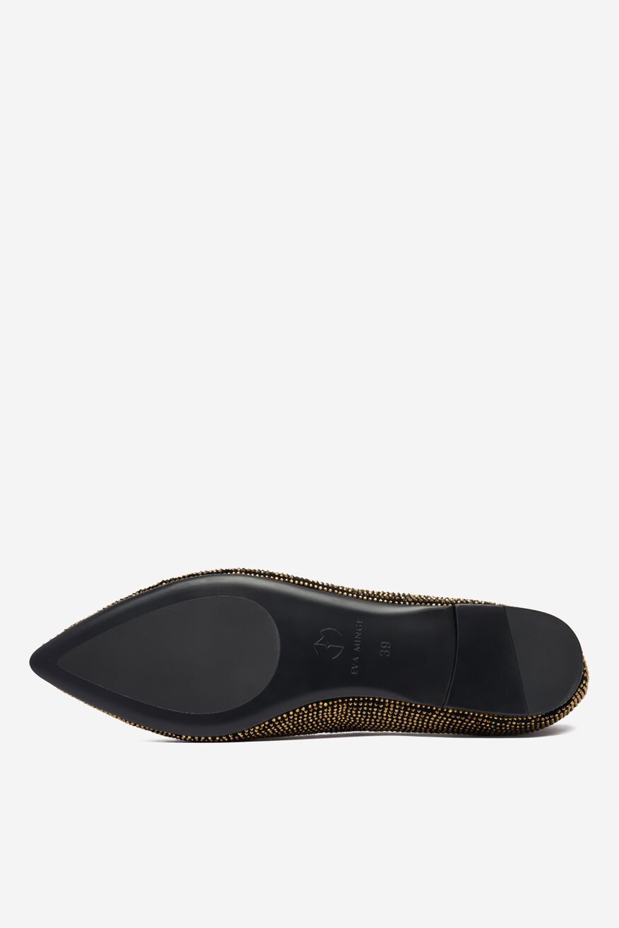 
                EVA MINGE - Baleriny skórzane - 5907964017059