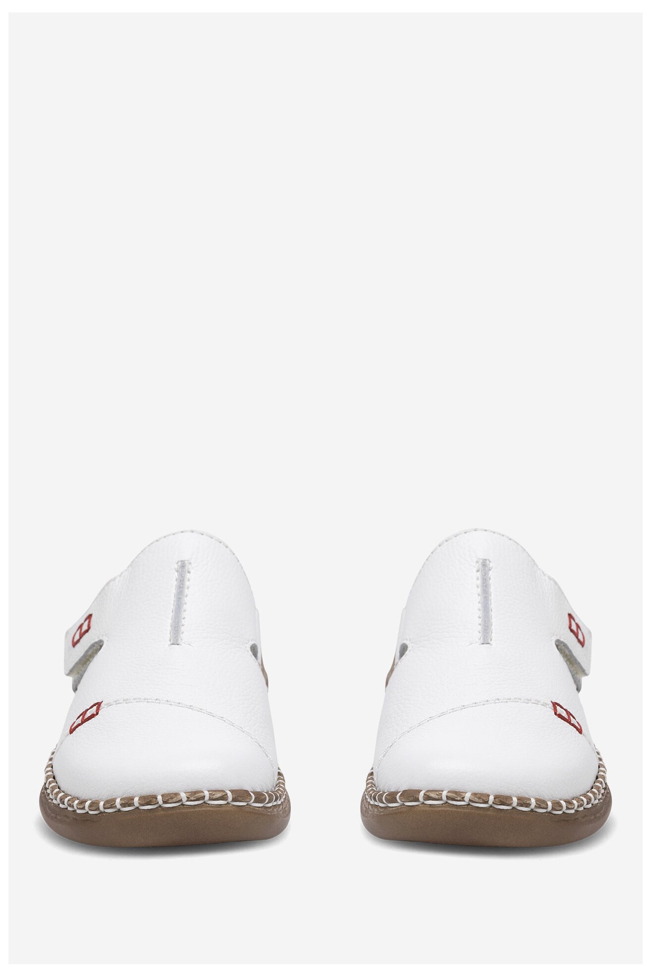 Klapki Rieker 46462-80 Biały