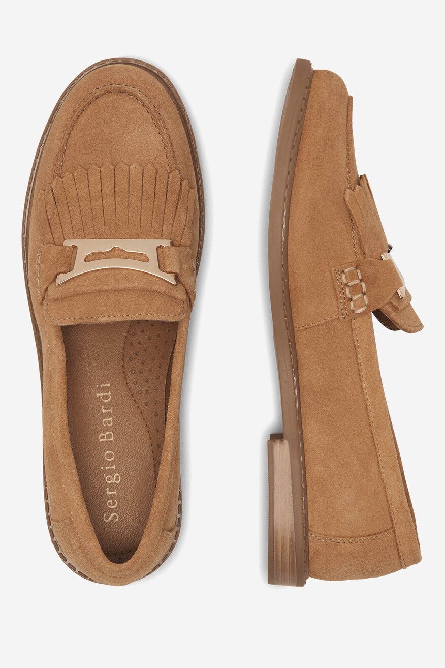 Mokasíny Sergio Bardi CAMEL - 5905588362395